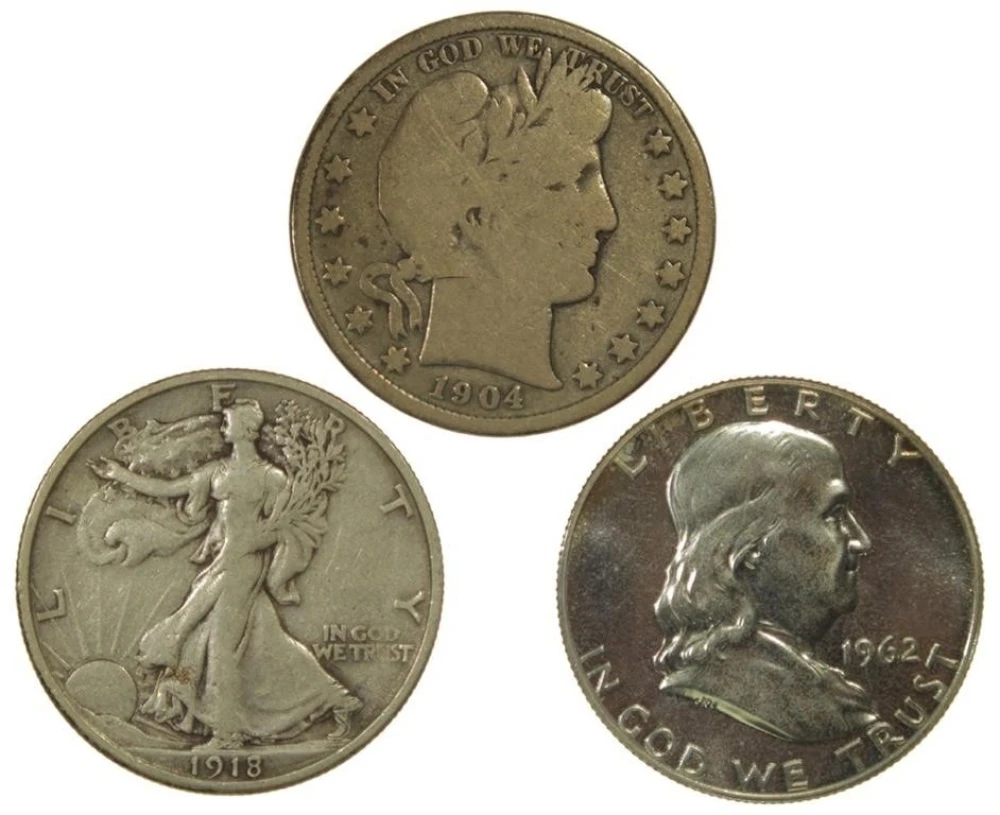 Three Half Dollar Types