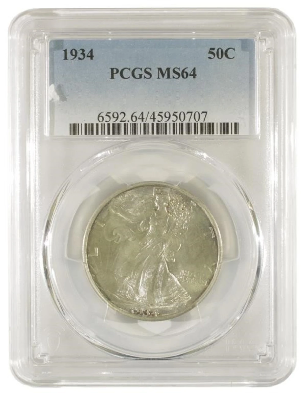 Very Choice Unc 1934 Half Dollar