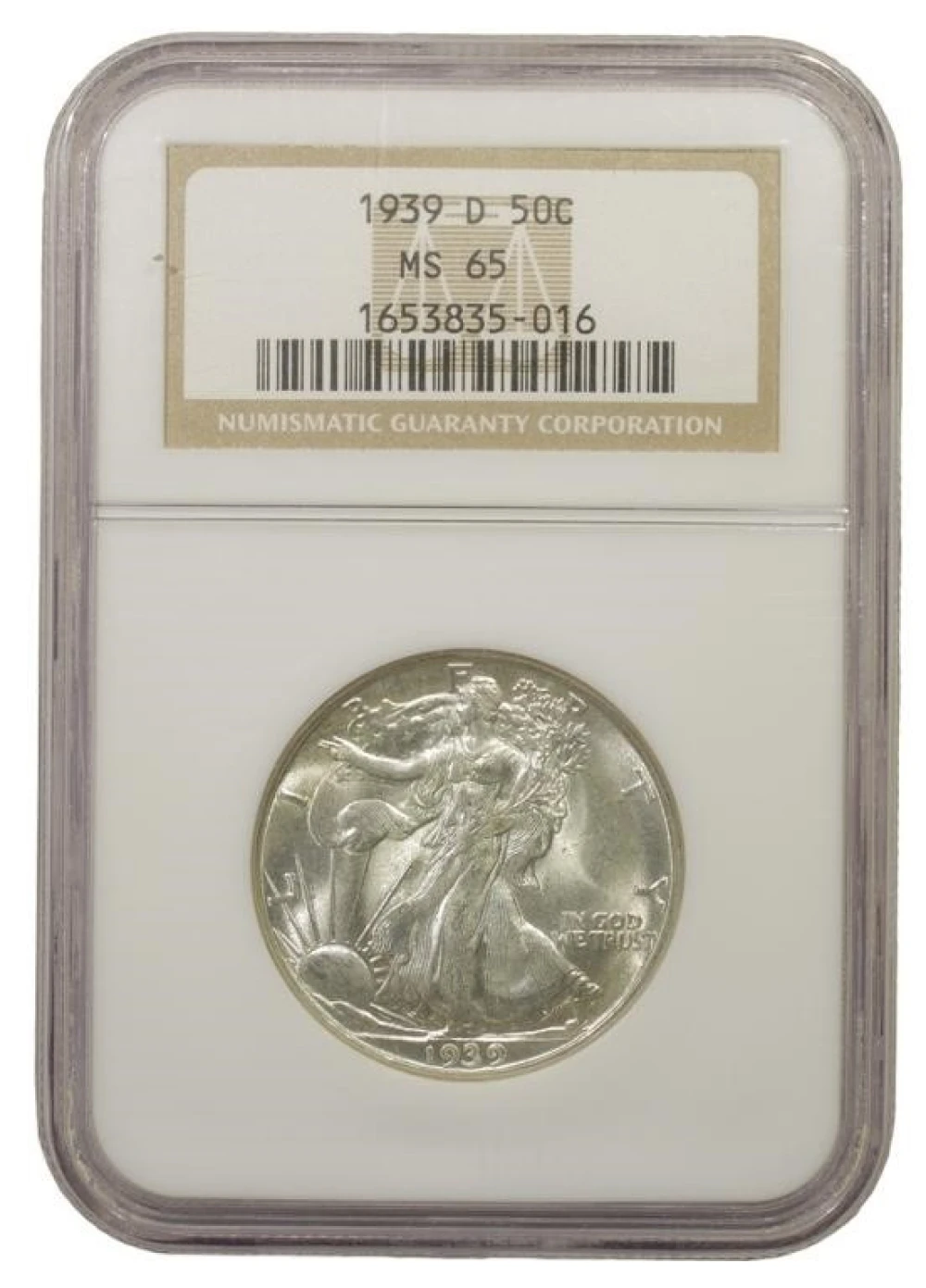 Gem Unc 1939-D Half Dollar