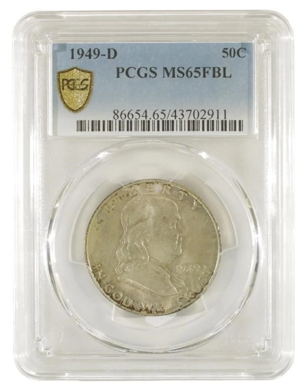 Gem FBL Unc 1949-D Half Dollar