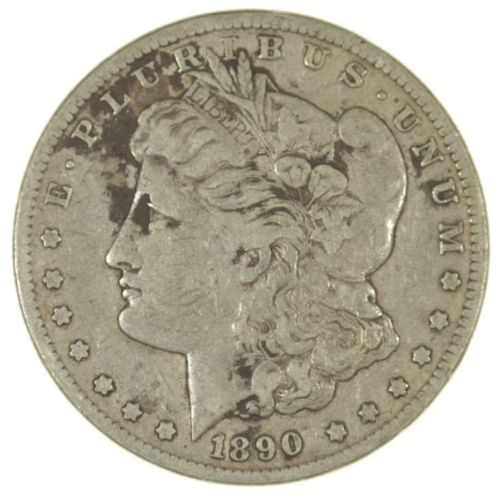 1890-CC Morgan Dollar