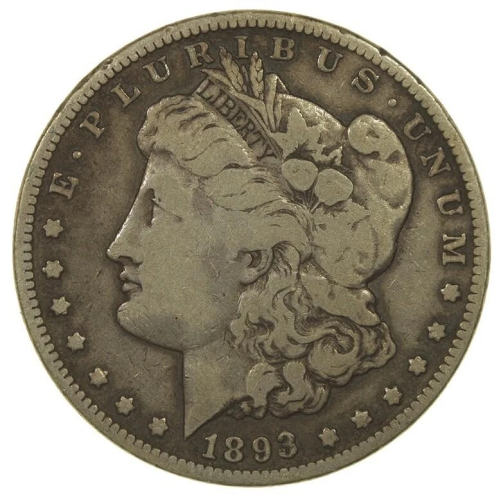 Fine 1893 Morgan Dollar