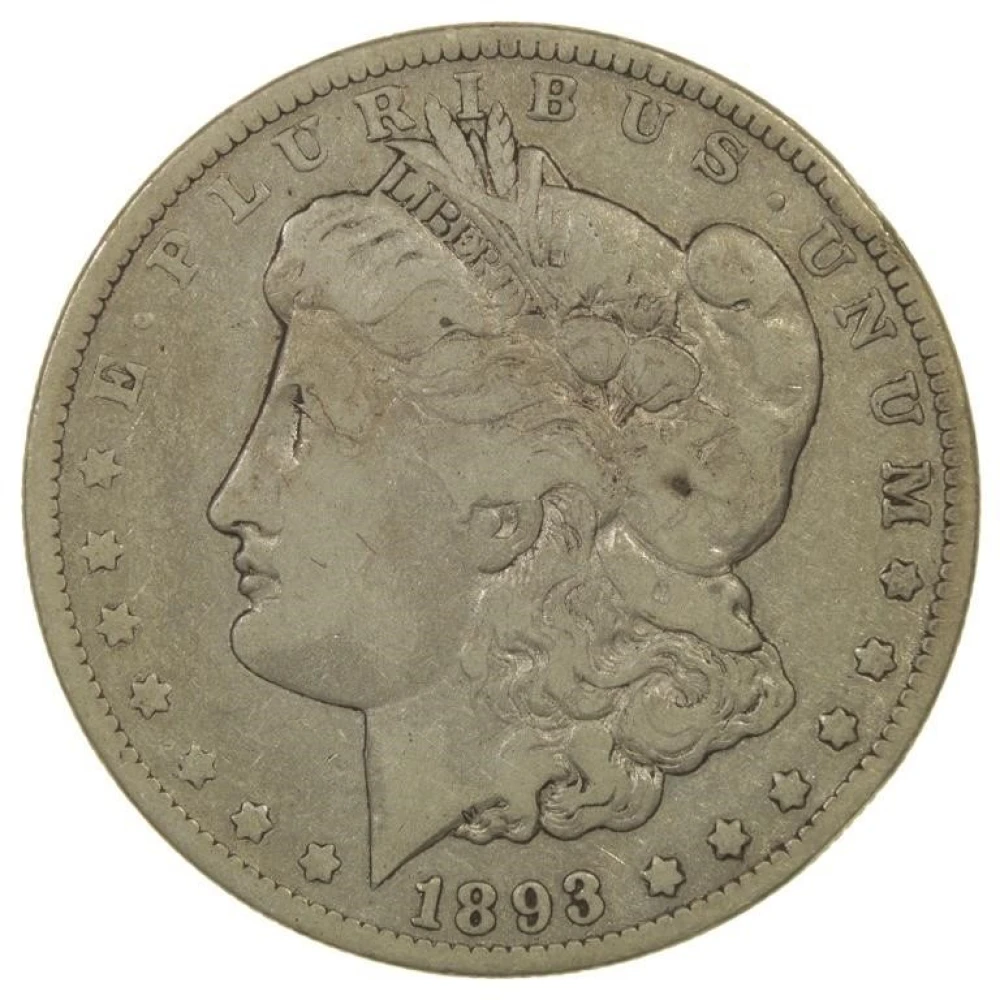 Fine 1893-O Morgan $1