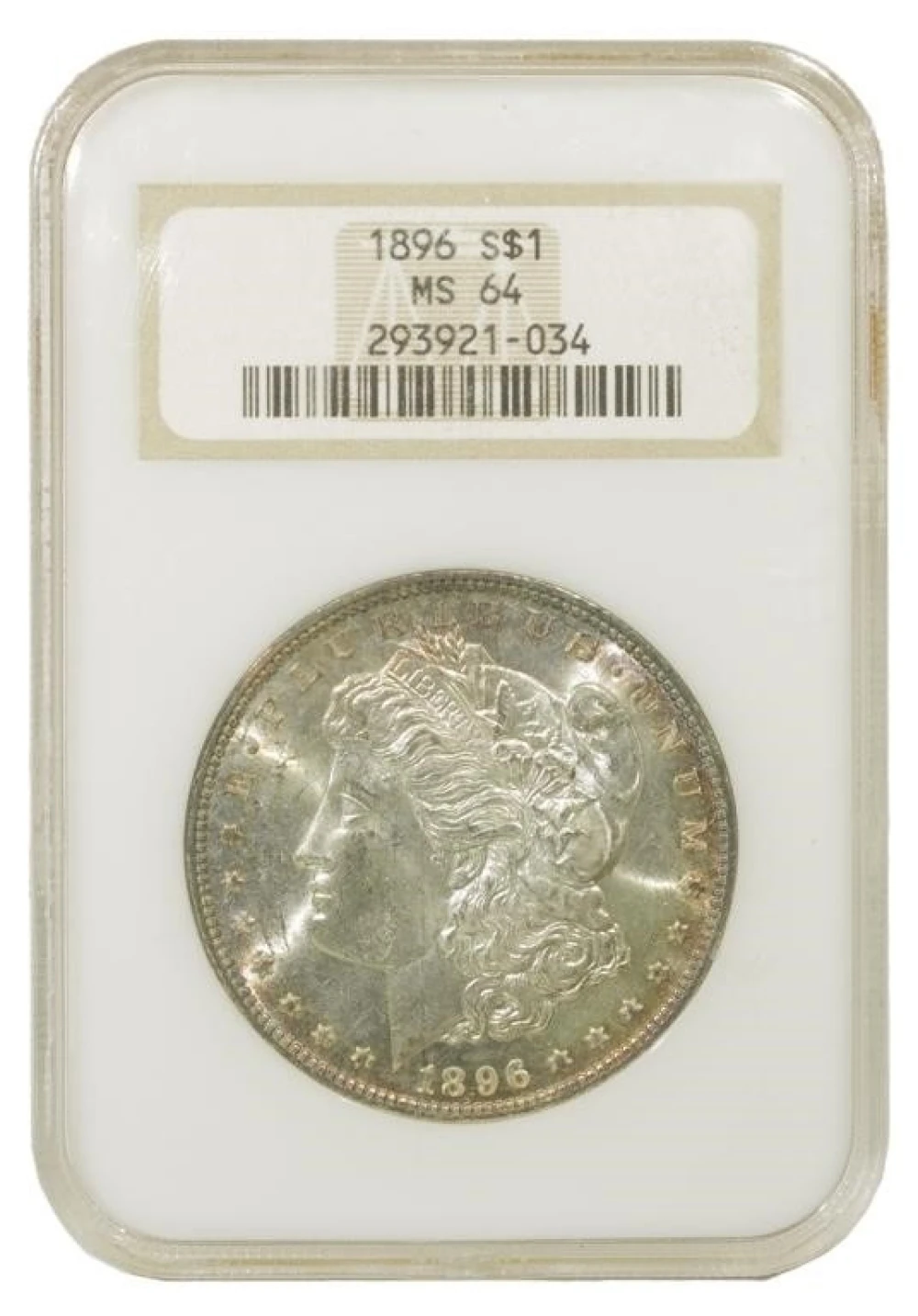 Near Gem 1896 Morgan Dollar
