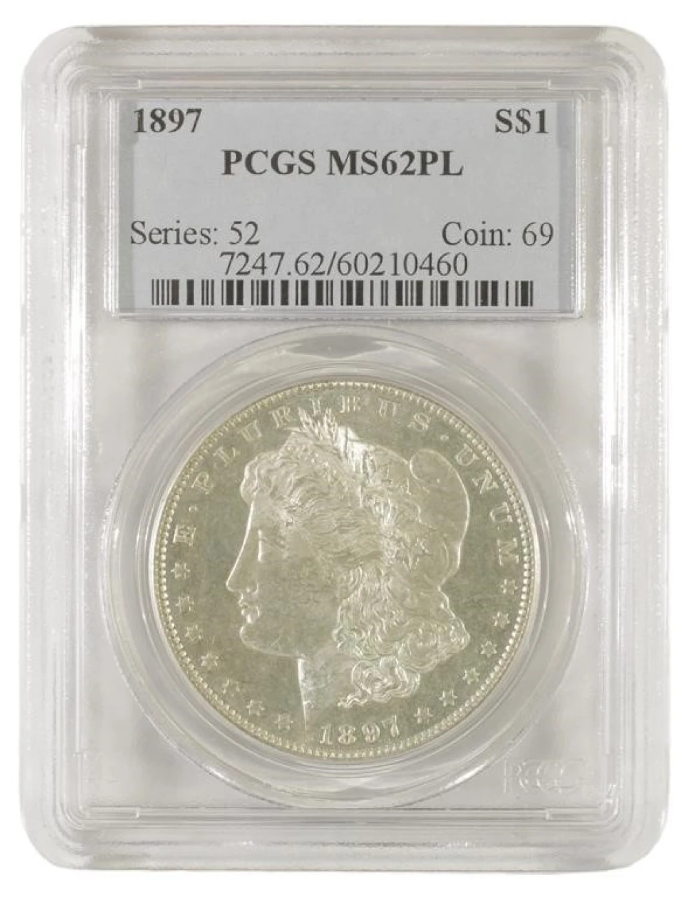 Select PL Unc 1897 Morgan $1