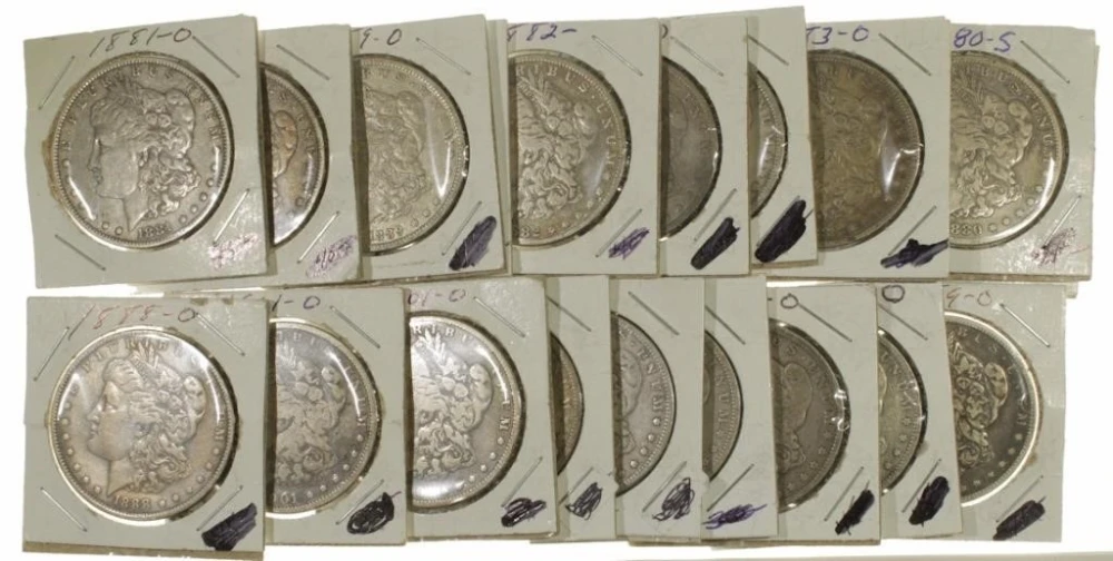 20 Pieces Pre-21 Morgan Dollars