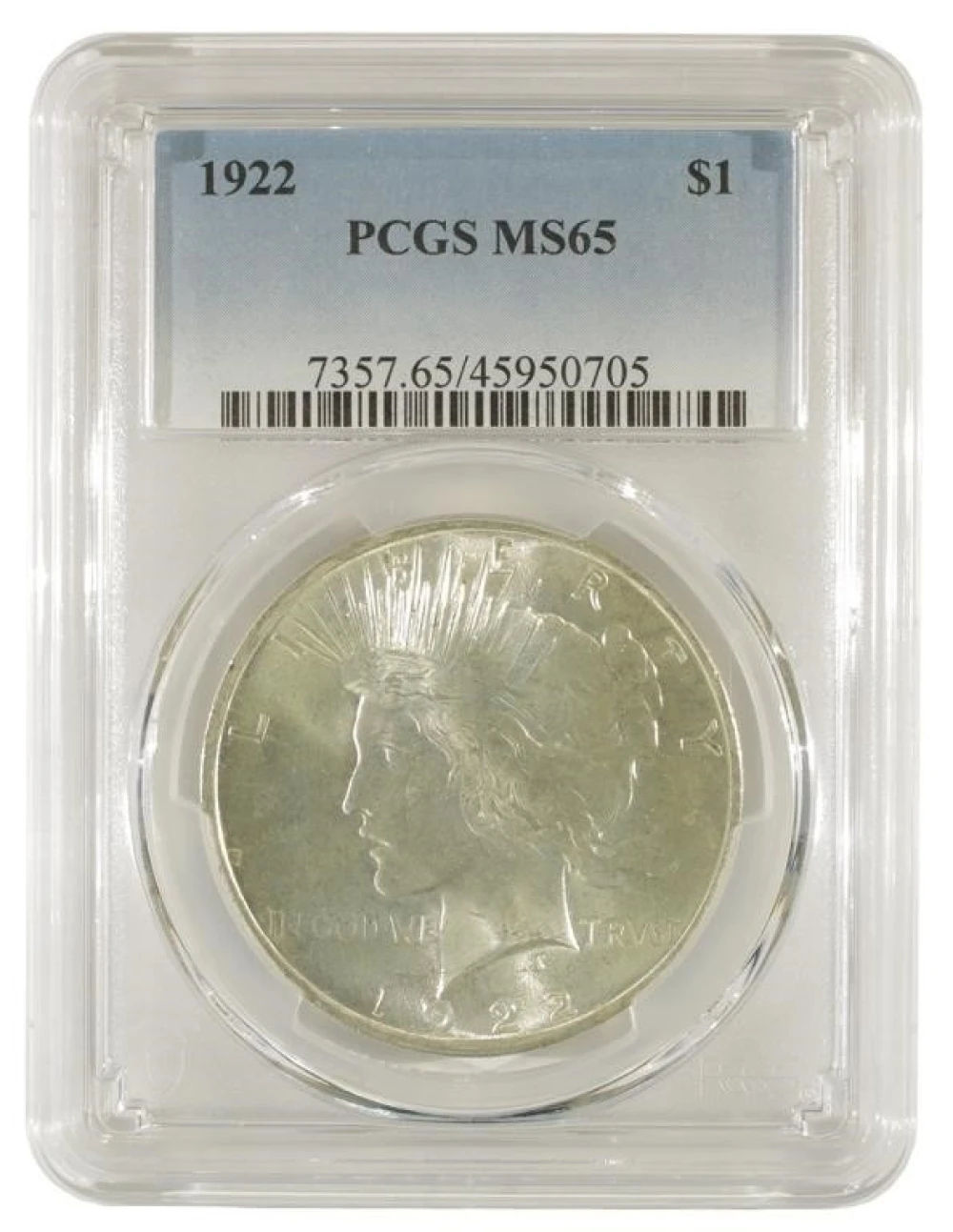Gem Unc 1922 Peace $1