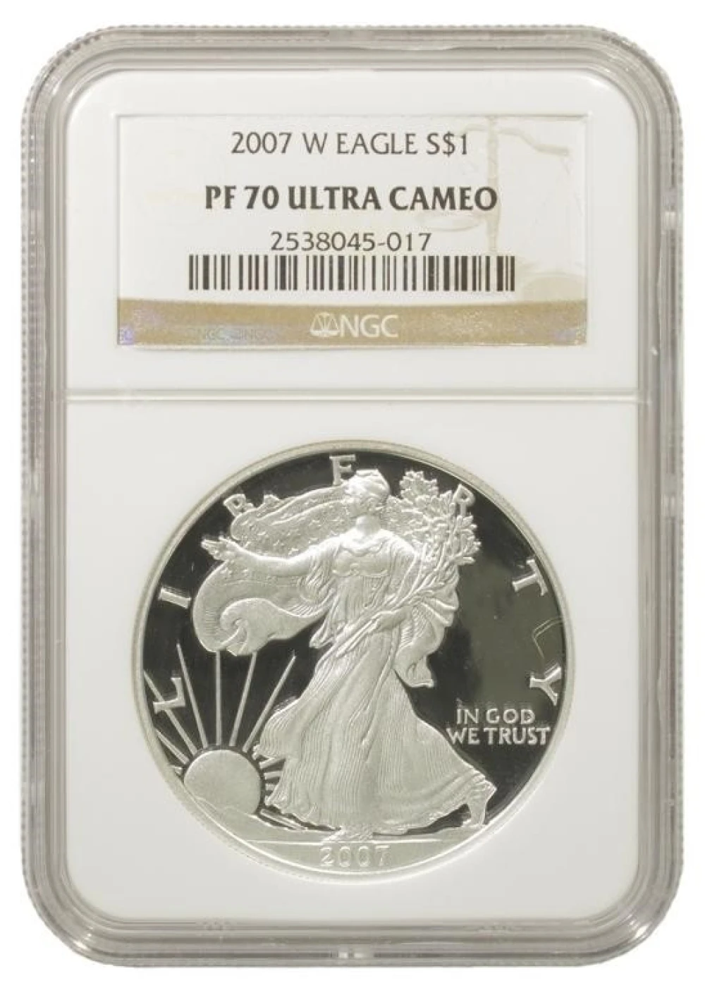 Proof-70 2007 Silver Eagle