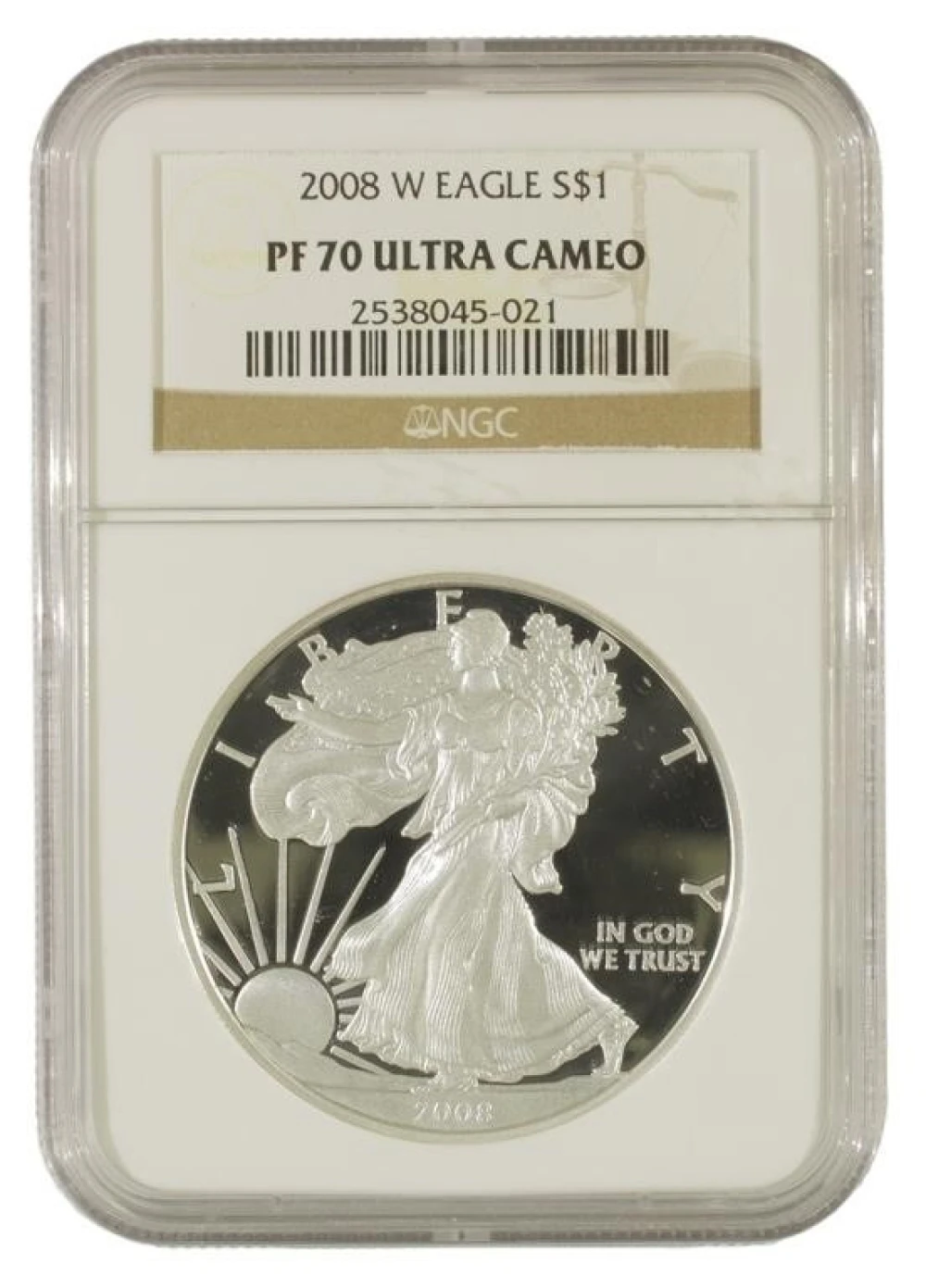 Proof-70 2008 Silver Eagle