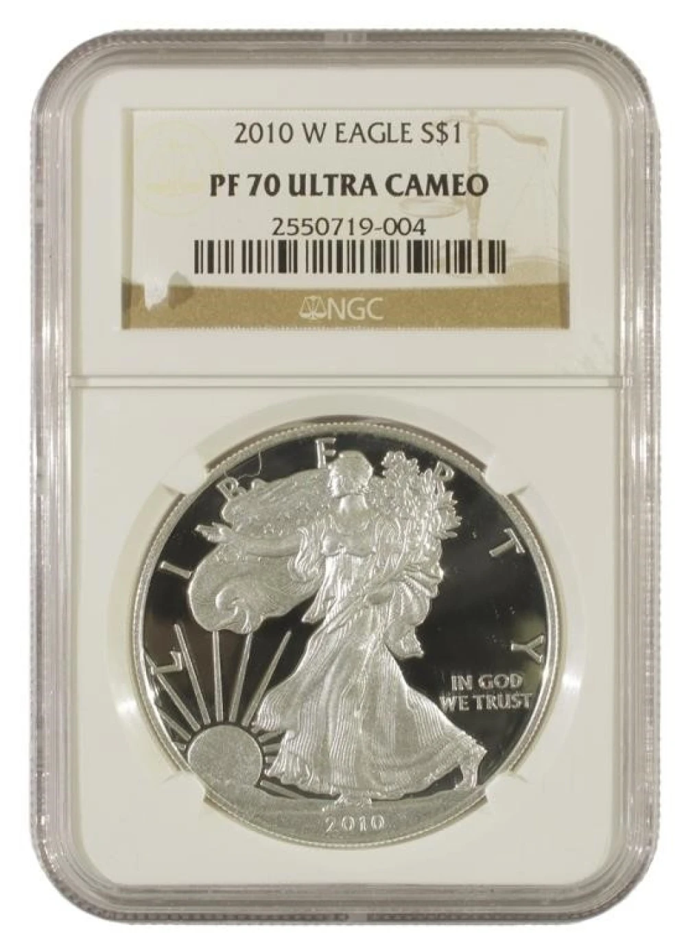 Perfect Proof 2010 Silver Eagle