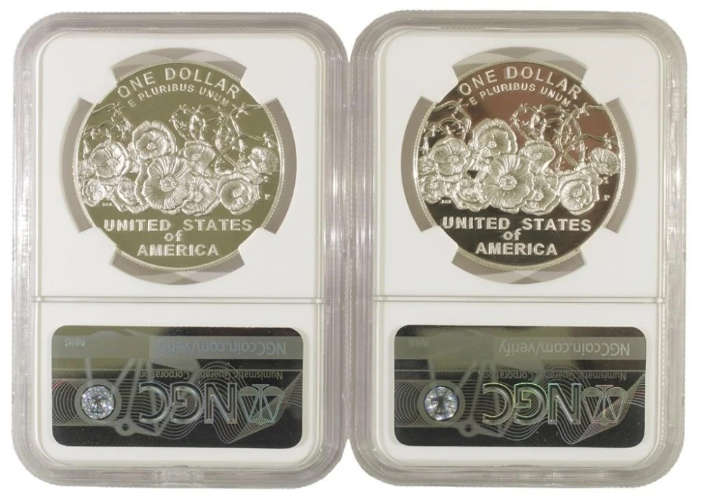 2018 WWI Silver Dollar Pair