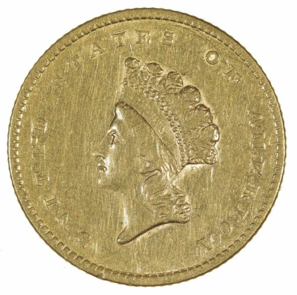 1854 Type II Gold Dollar