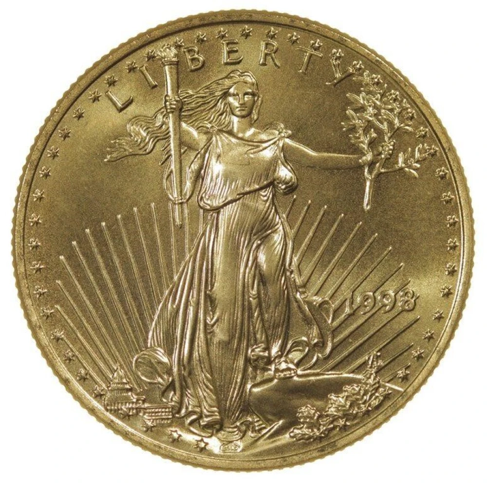 Gem Unc 1998 American Eagle Gold $25