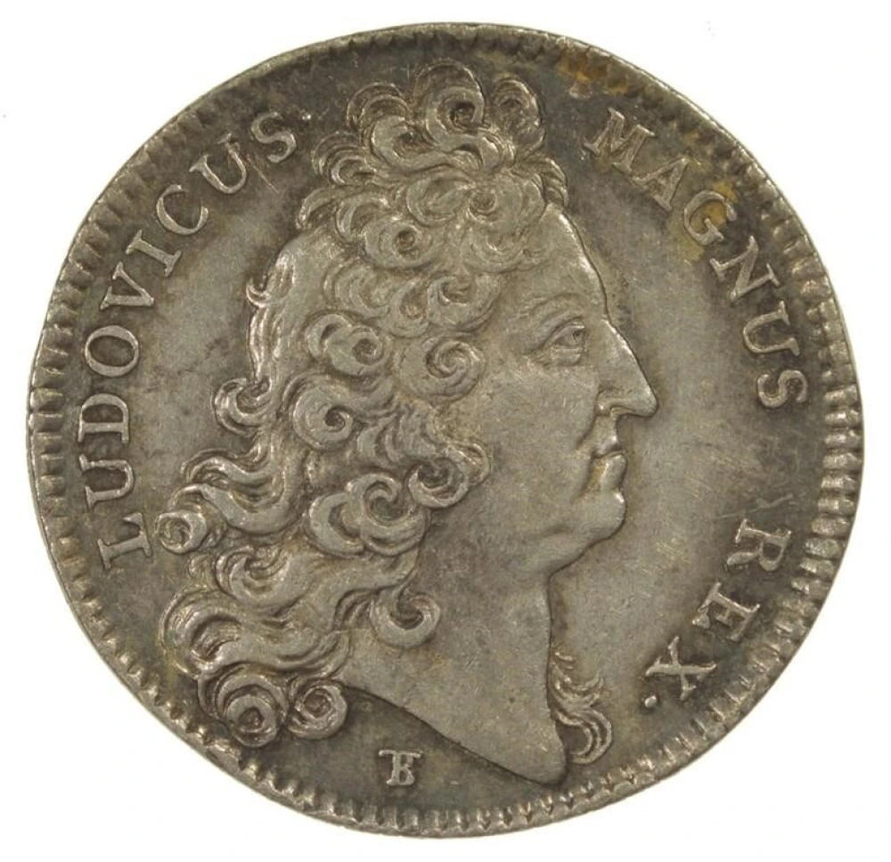 France. 1709 Royal Treasury Silver Jeton