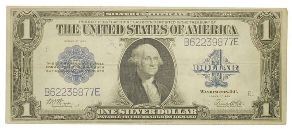 A 2nd VF Series 1923 Silver Certificate $1