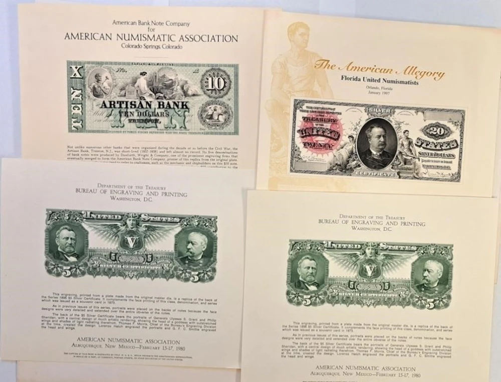 Hoard of B.E.P. Souvenir Sheets