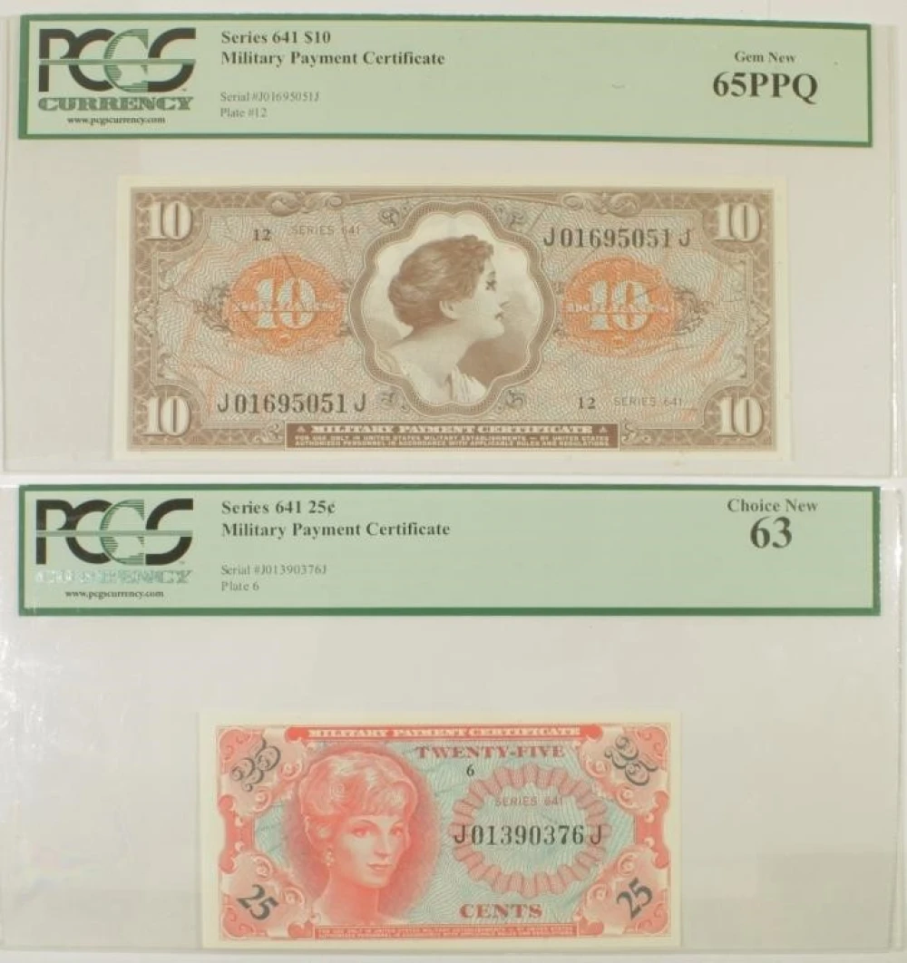 Gem Series 641 MPC Denomination Pair