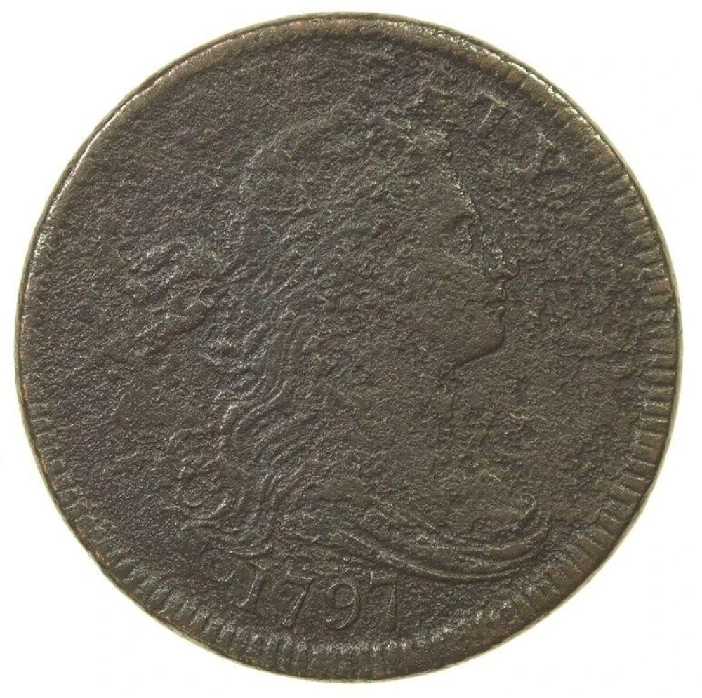 VF Details 1797 Cent