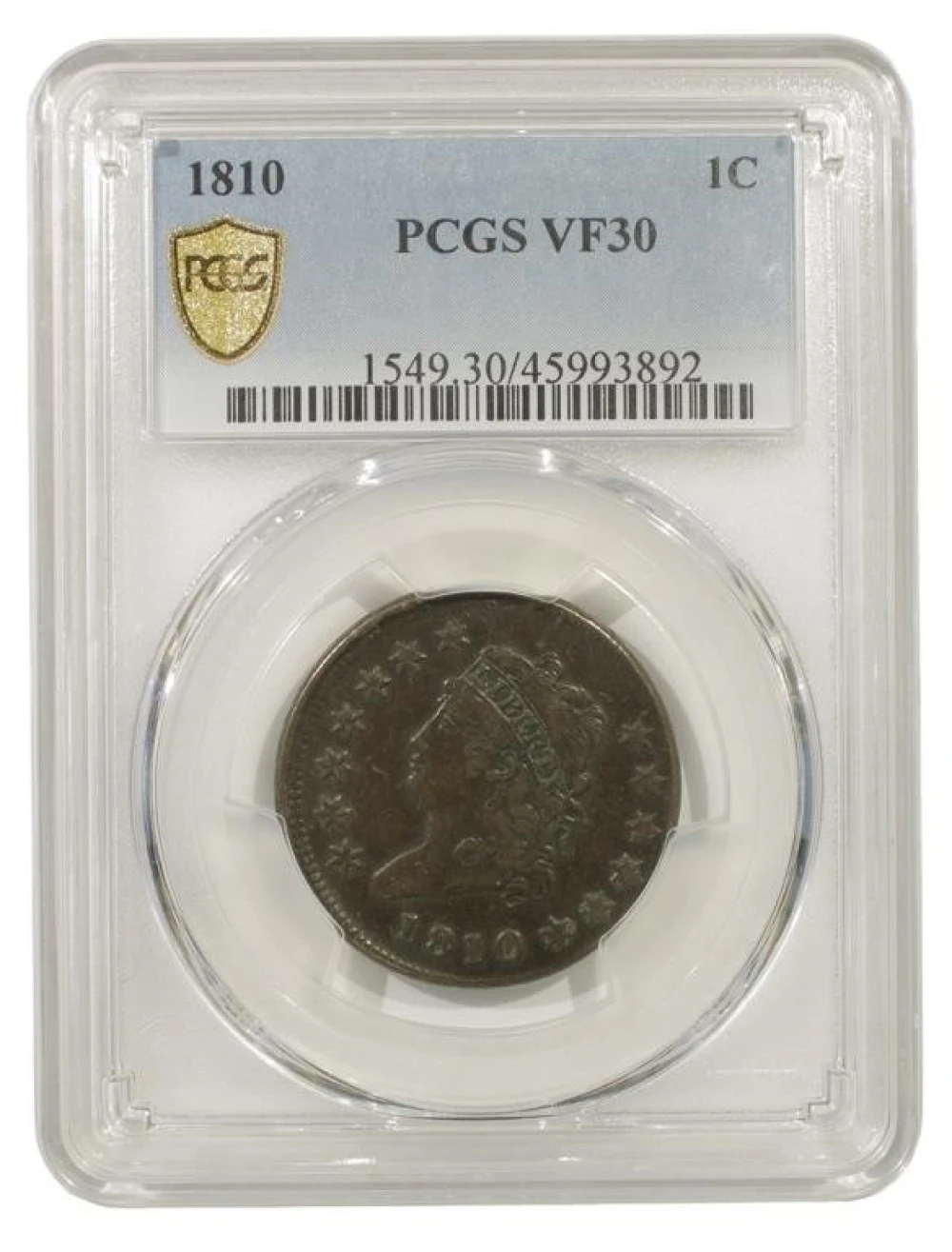 Choice VF 1810 Large Cent