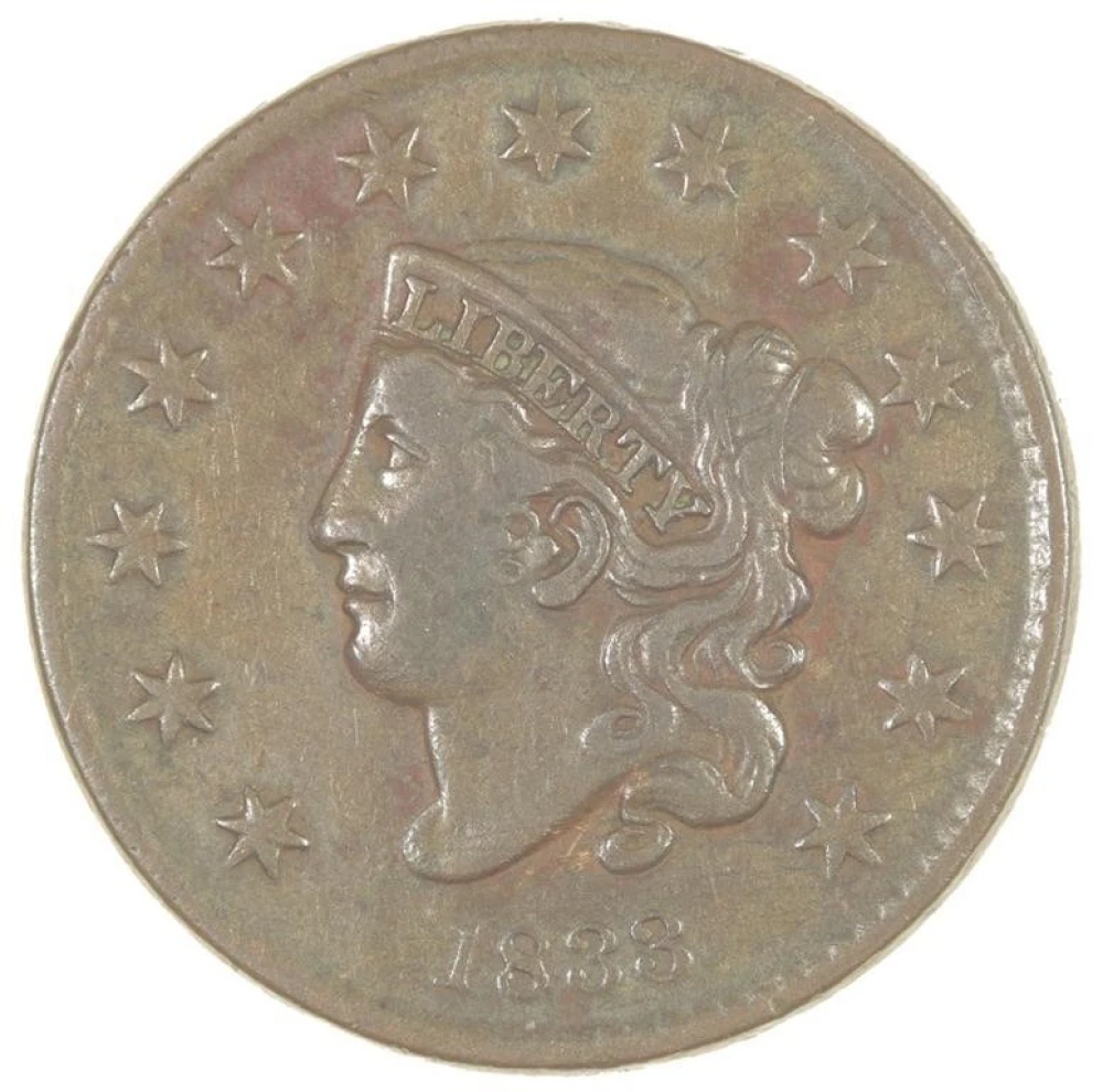 EF 1833 Large Cent