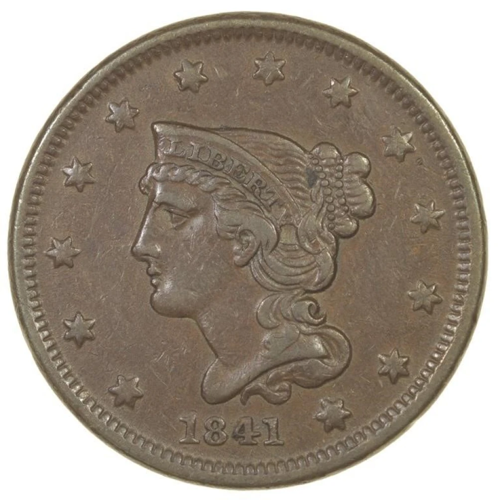 EF 1841 Large Cent