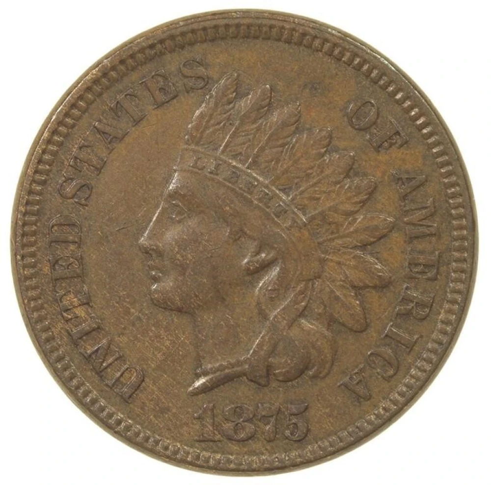 1875 Indian Cent