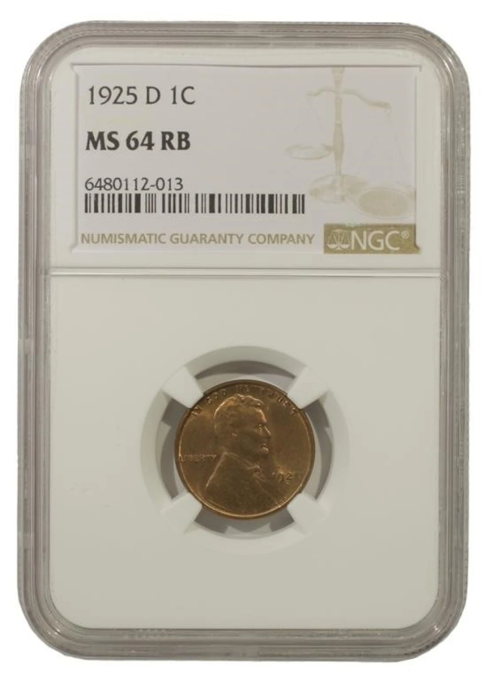 Very Choice RB Unc 1925-D Cent
