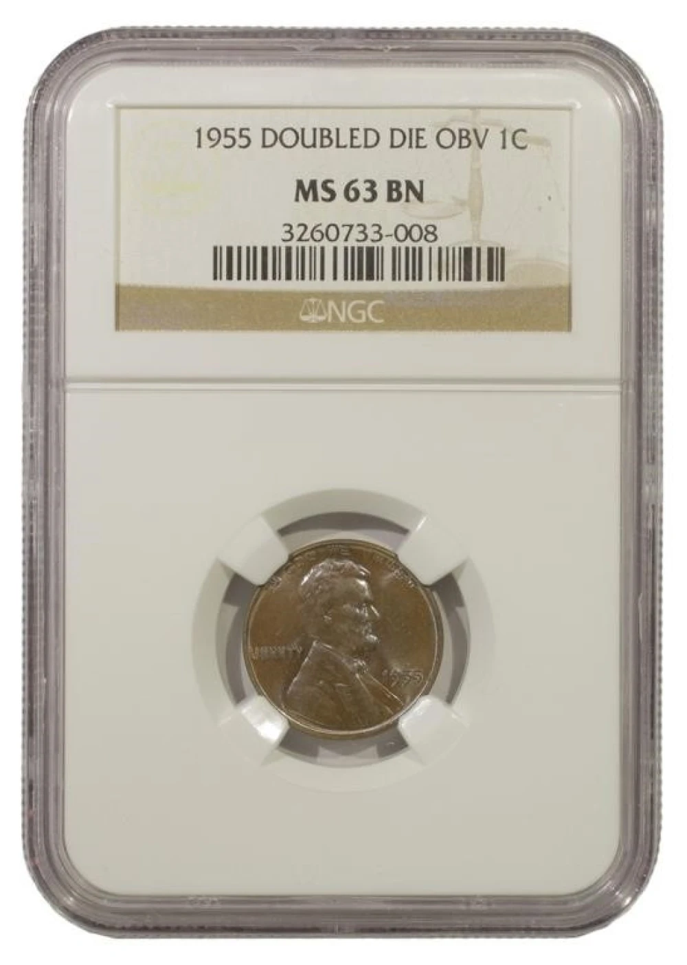 Premium Choice UNC 1955 Doubled Die Cent