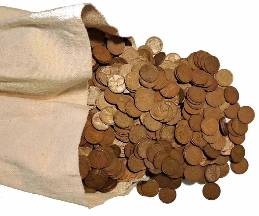 "S" Mint Wheat Cent Bag