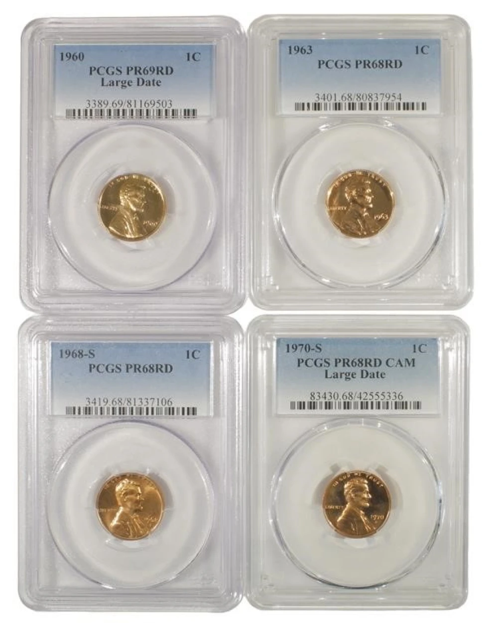 Gem Proof Lincoln Cent Quartet