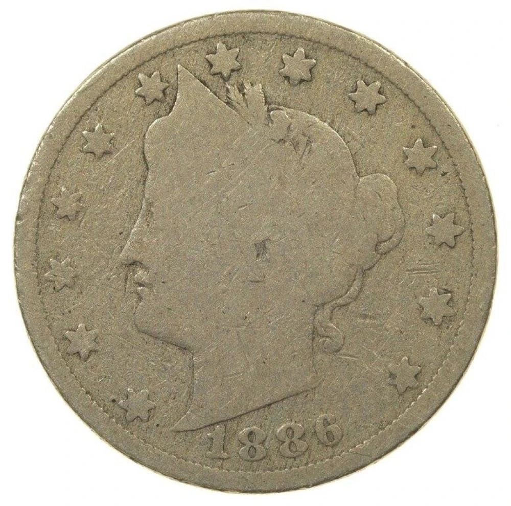 Good 1886 Nickel