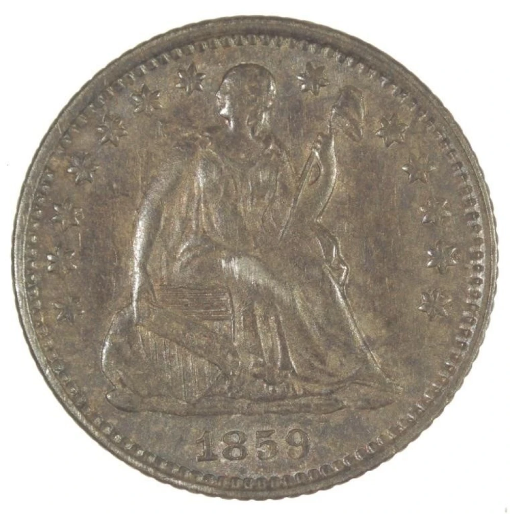 Choice AU 1859-O Half Dime