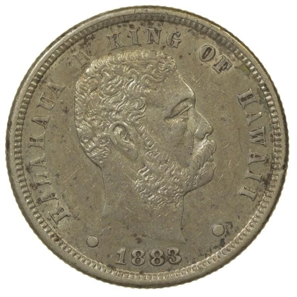 AU 1883 Hawaii Dime