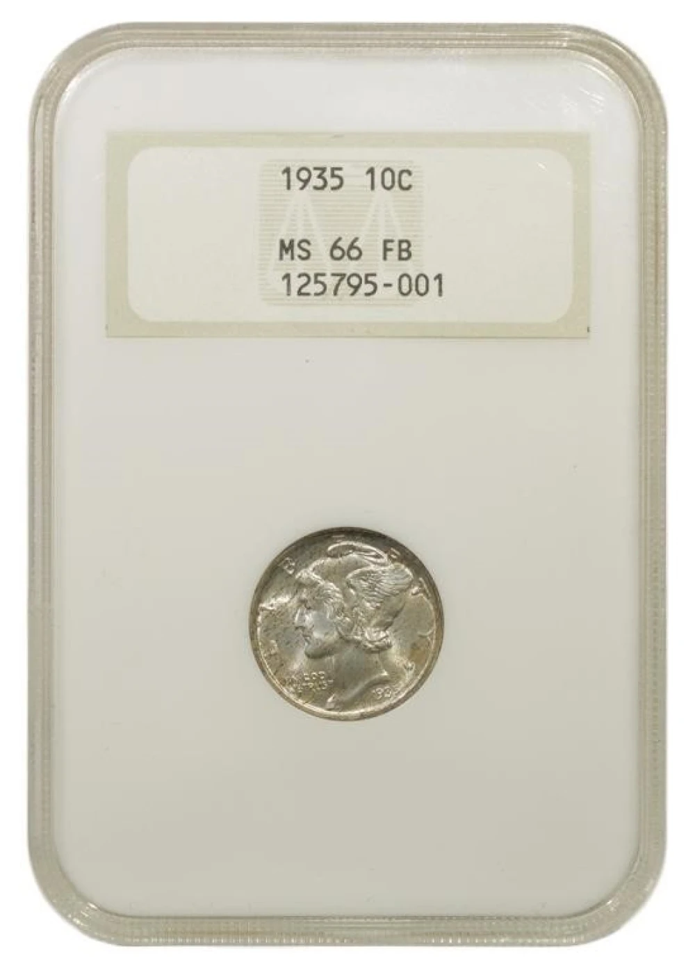 Superb Gem FB Mint State 1935 Dime
