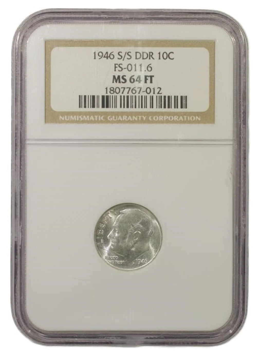 Very Choice FT Unc 1946-S/S Dime