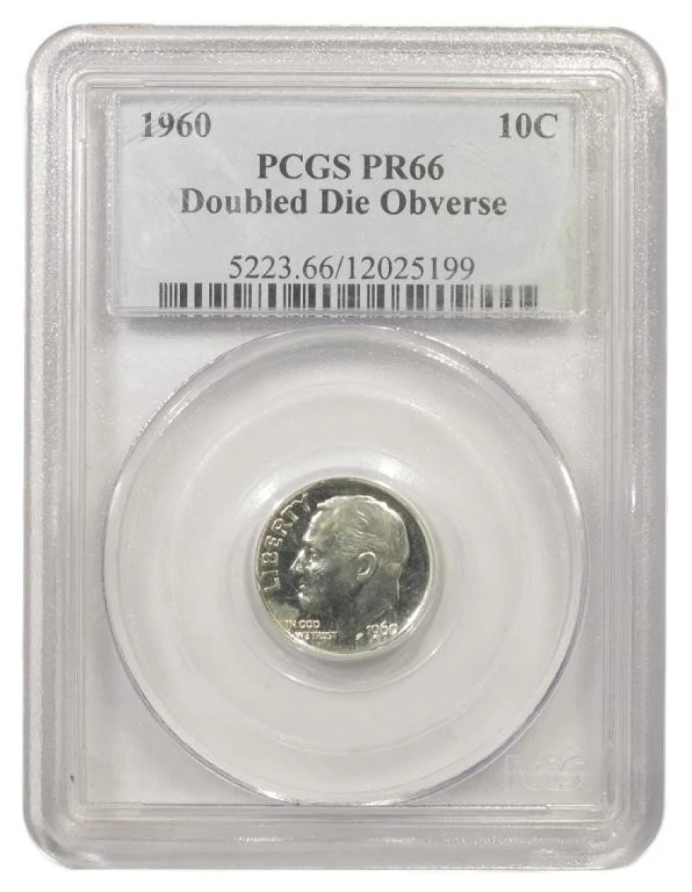 Superb Gem Proof D.D.O. 1960 Dime