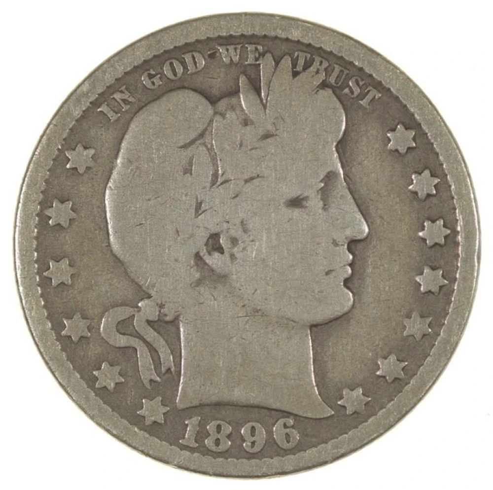 VG 1896-O Barber Quarter