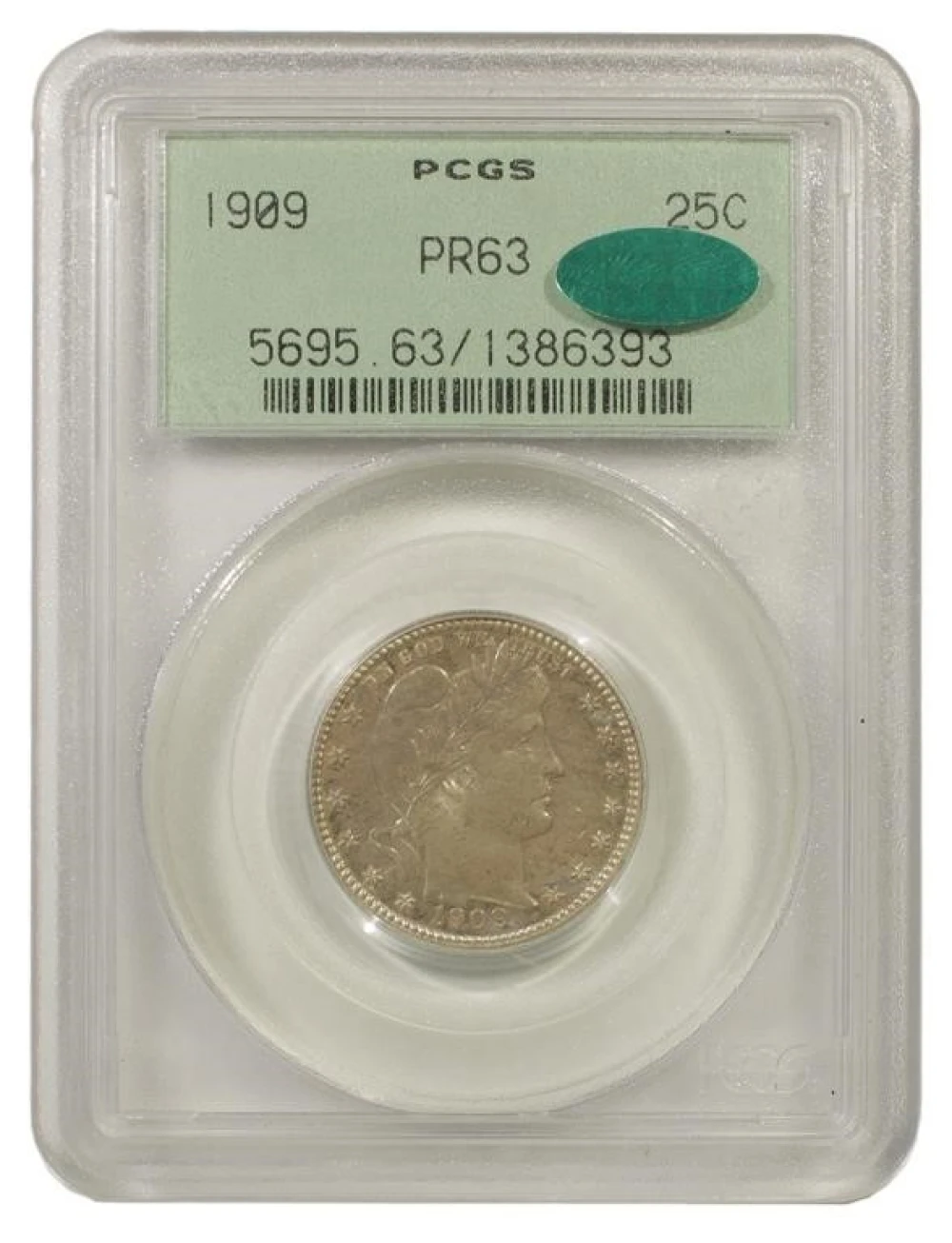 Choice Proof 1909 Quarter