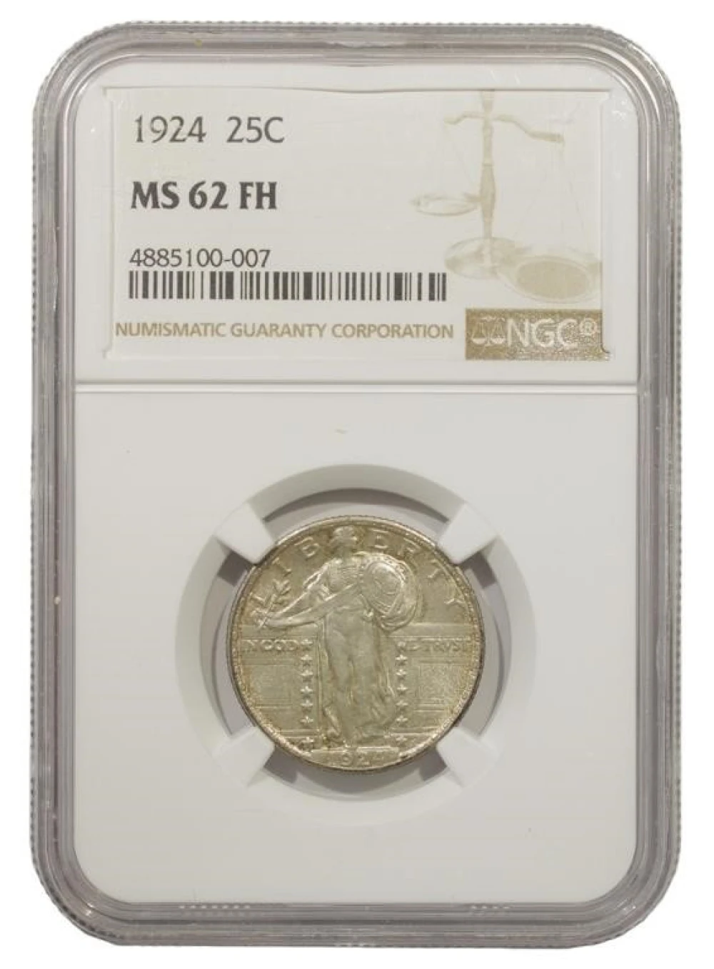 Select Full Head Unc 1924 Quarter