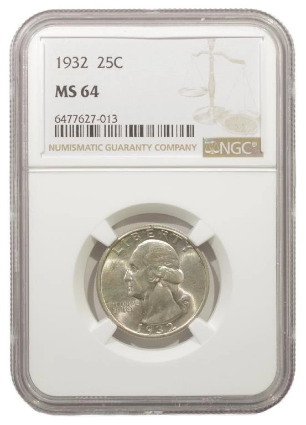 Very Choice Mint State 1932 Quarter