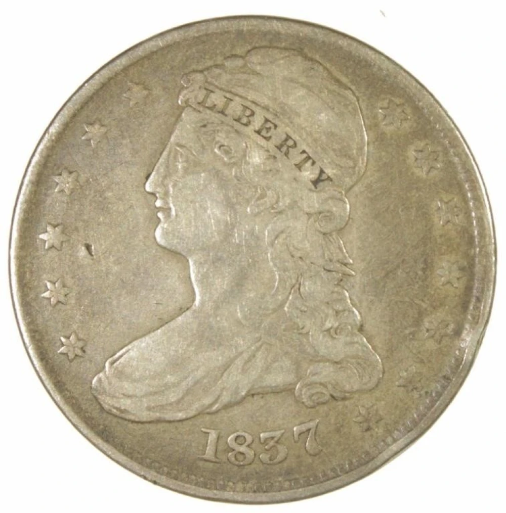 VG 1837 Half Dollar
