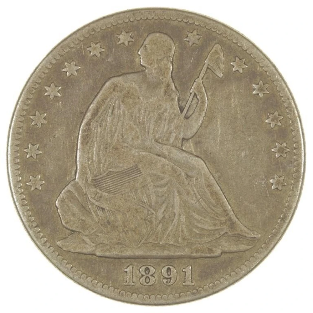 Fine 1891 Half Dollar