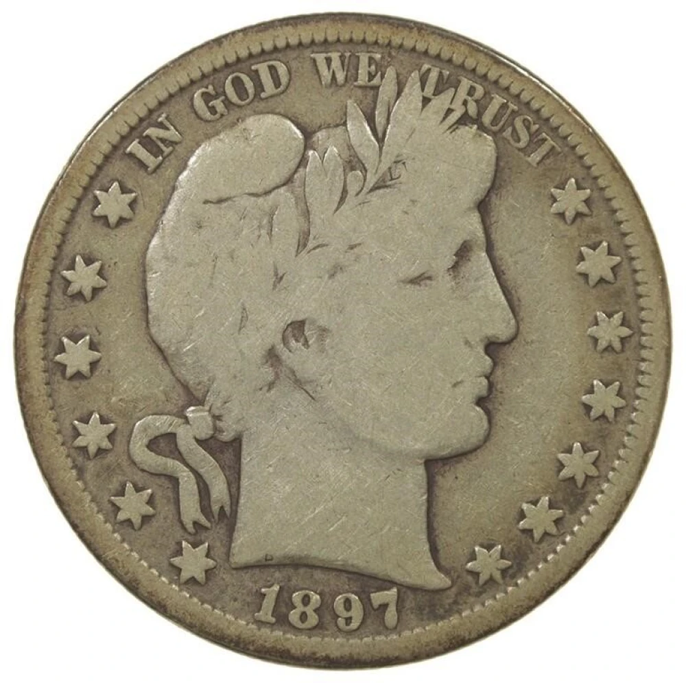 Scarce 1897-S Barber Half Dollar