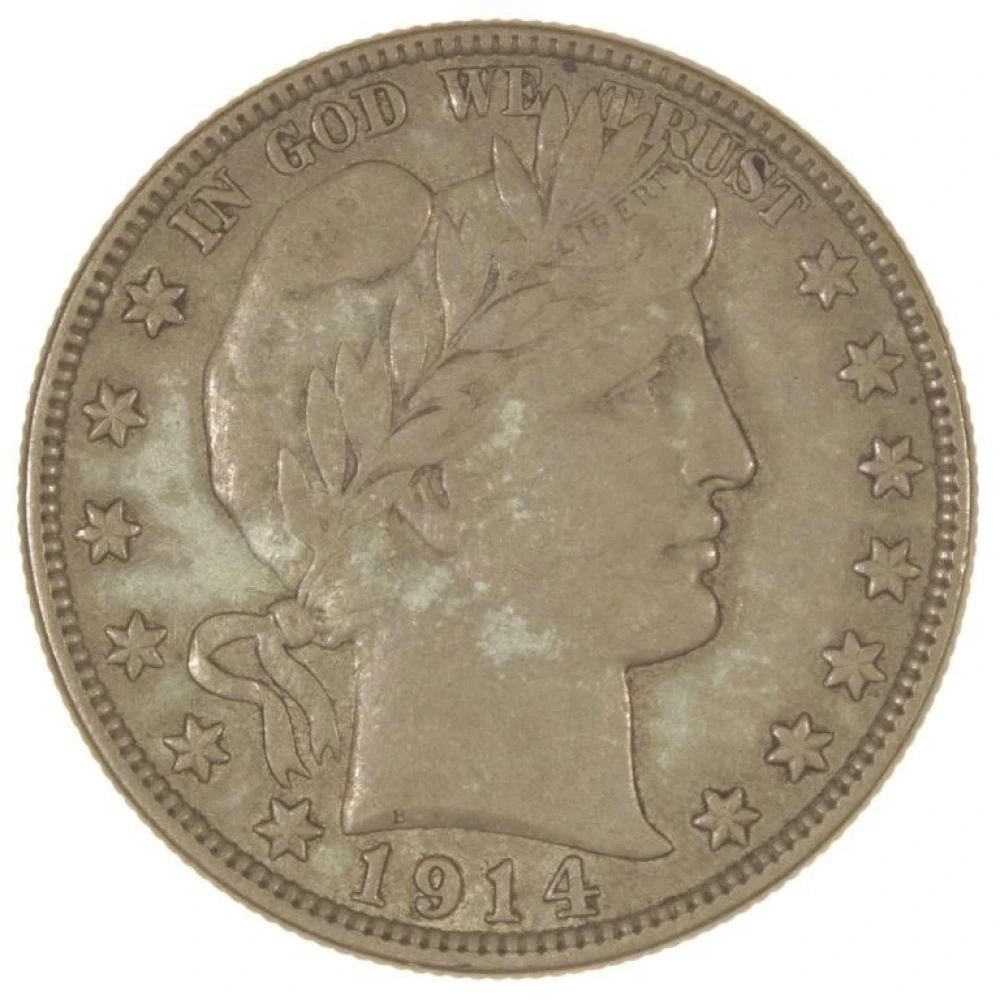 VF 1914-S Half Dollar