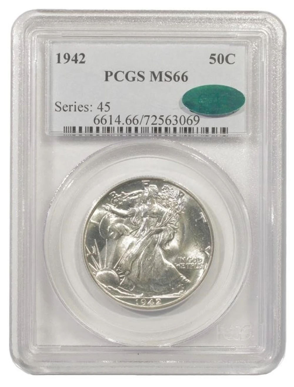 Superb Gem Unc 1942 Half Dollar
