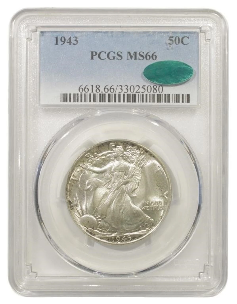 Splendid Gem Unc 1943 Half Dollar
