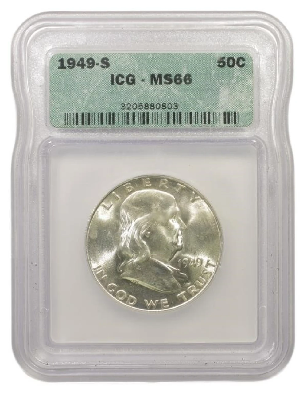 Splendid Gem 1949-S Half Dollar
