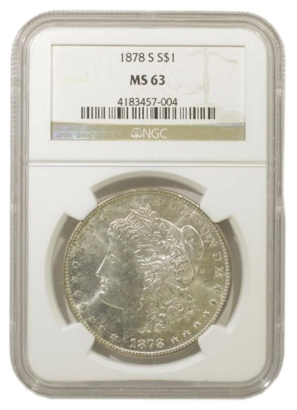 Choice Unc 1878-S Morgan Dollar