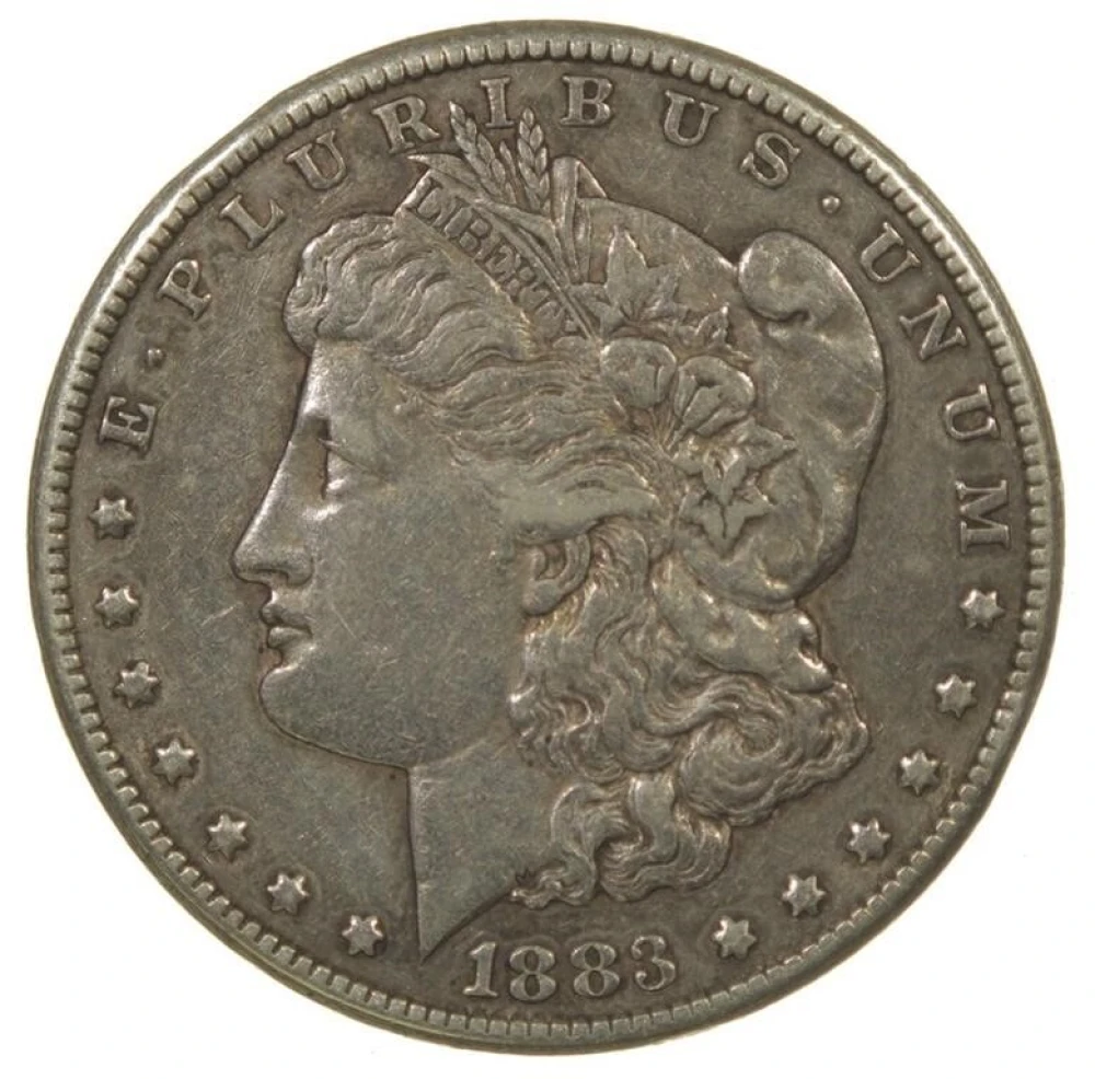 EF 1883-CC Morgan Dollar