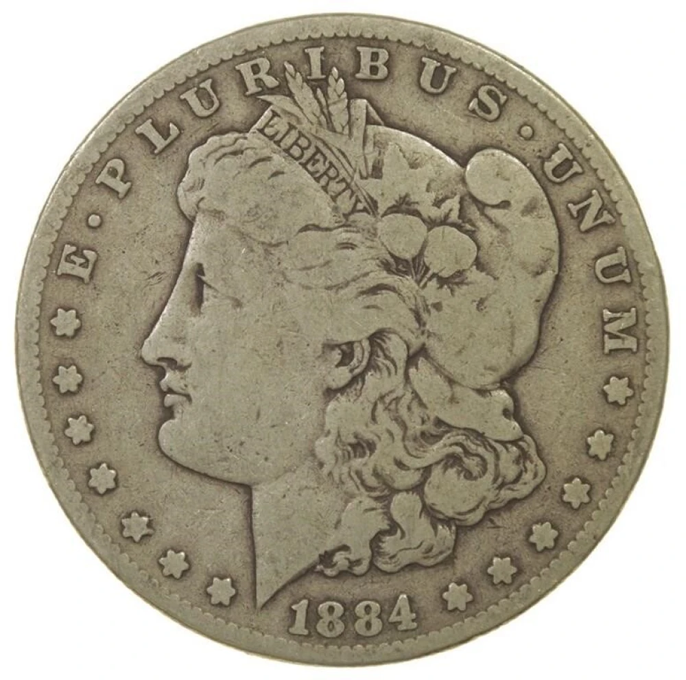 1884-CC Morgan Dollar
